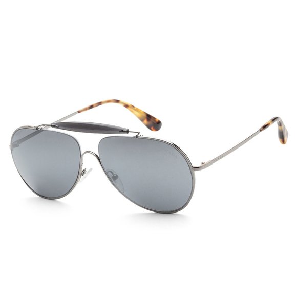 Prada Men Fashion Gunmetal Sunglasses